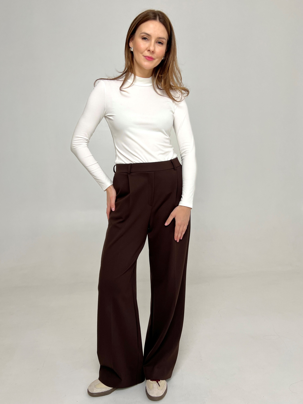 Spodnie Helen czekolada