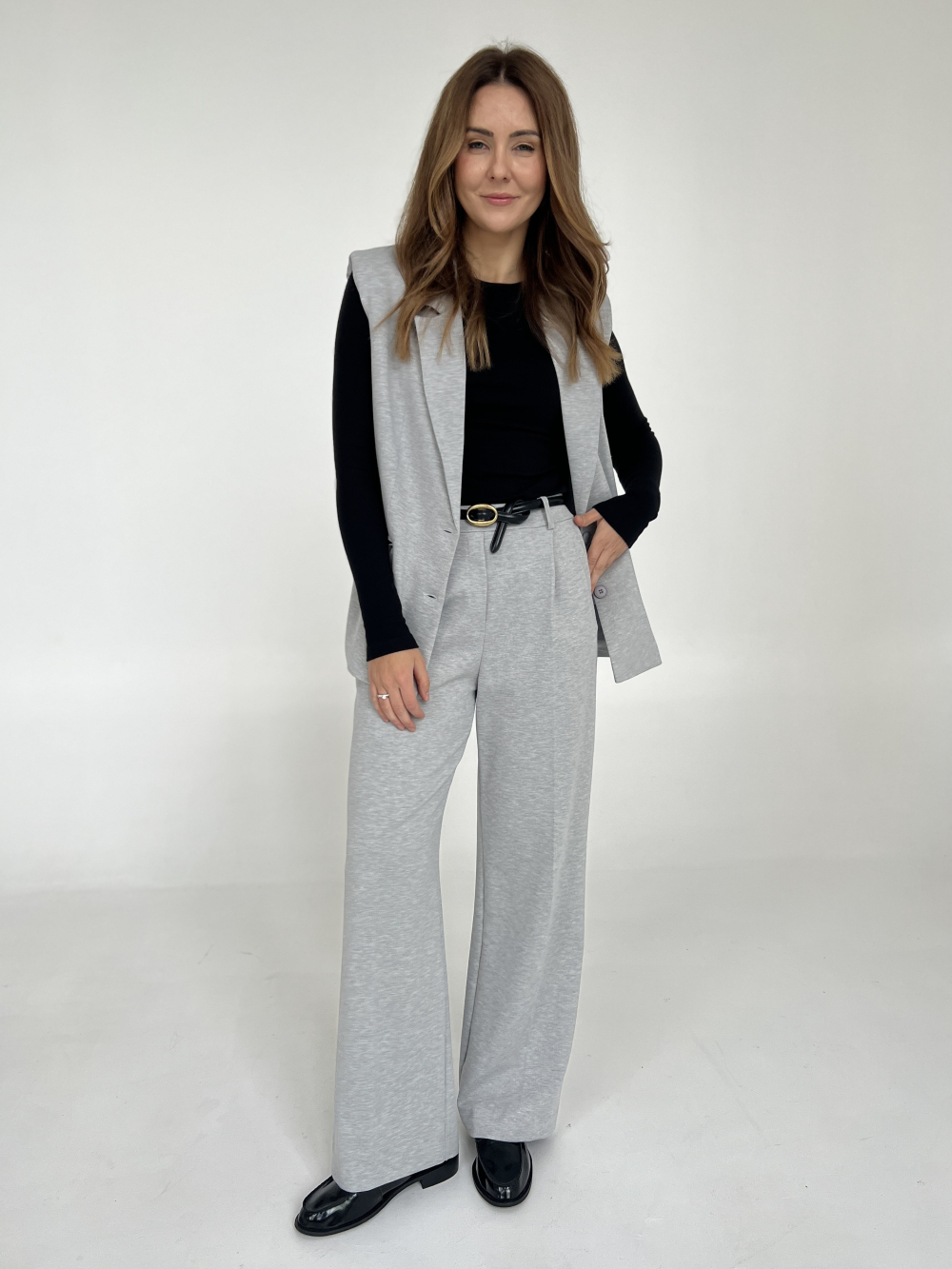 Spodnie Helen szare