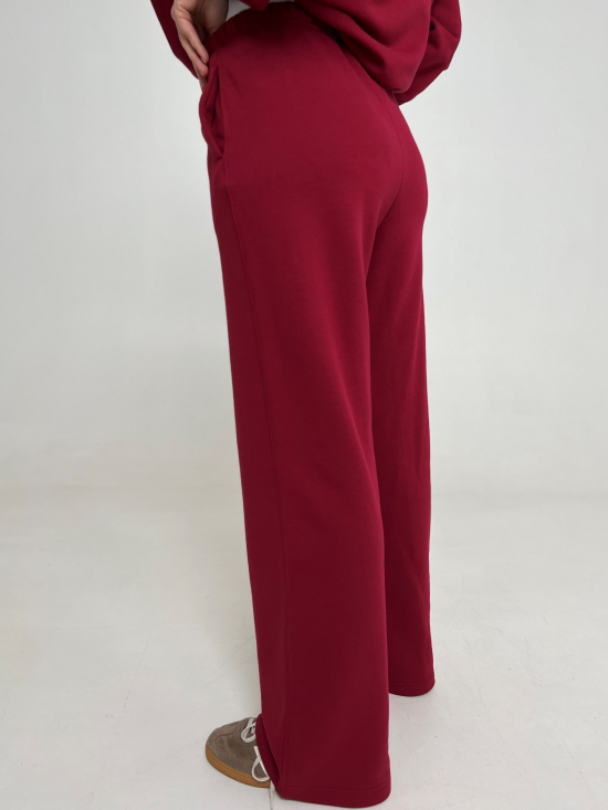 Spodnie Zoe burgund