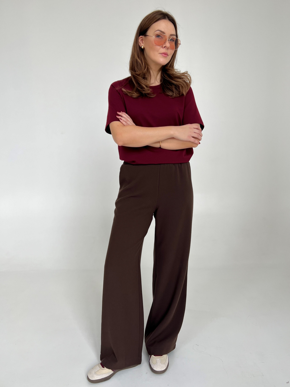 T-shirt Tola burgund