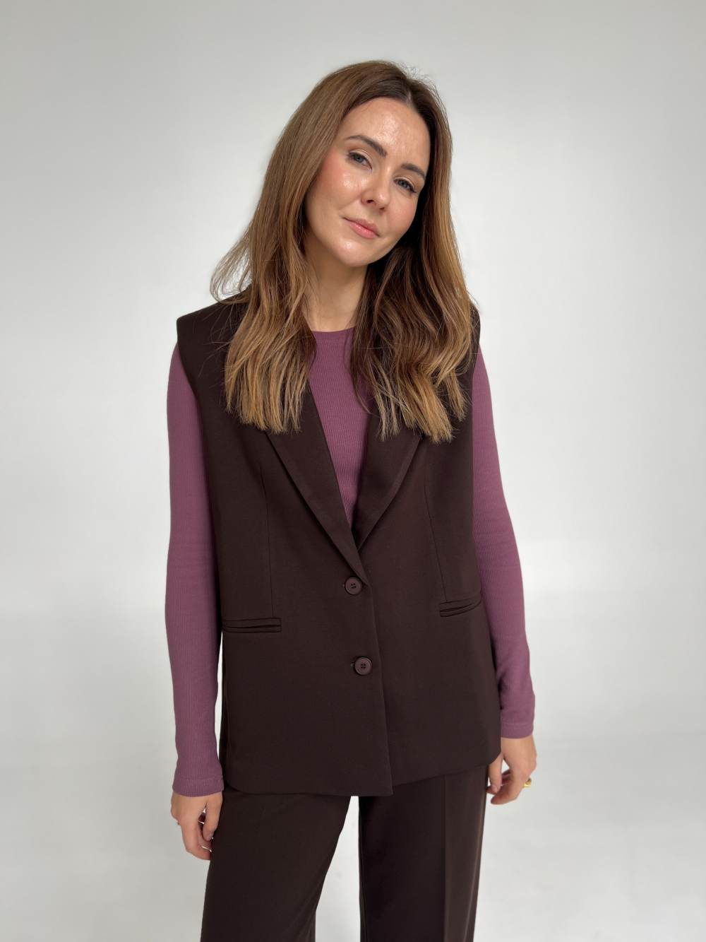 Bluzka Viki bakłażan