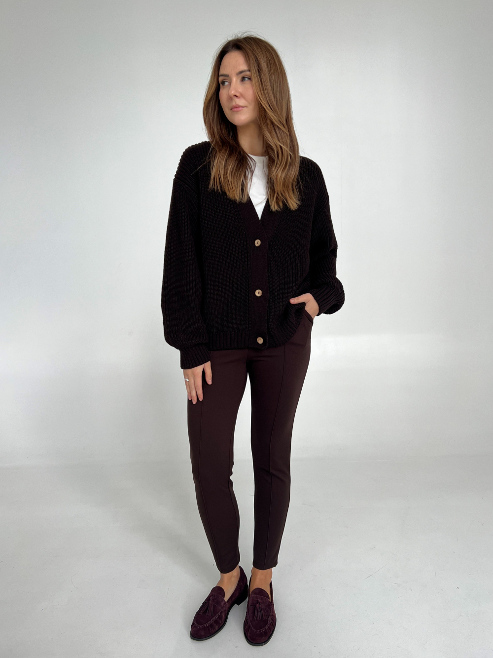 Sweter Eliott czekolada