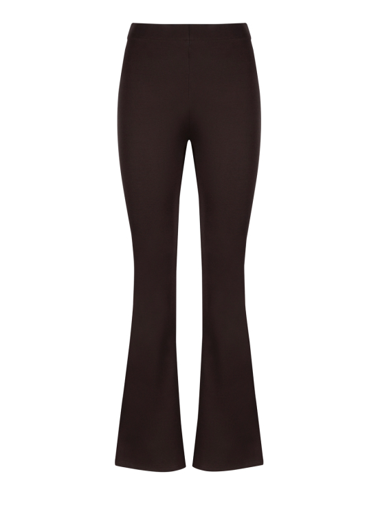 Spodnie Flare czekolada