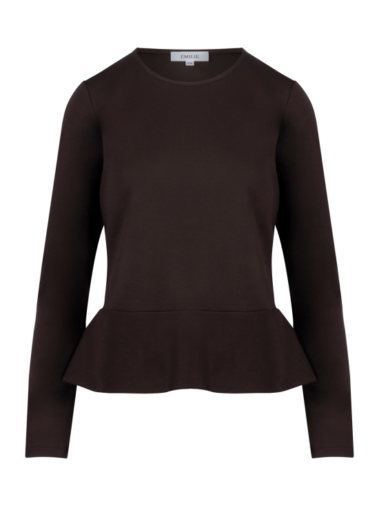 Bluzka Melisa czekolada