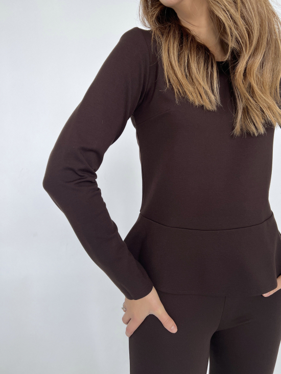 Bluzka Melisa czekolada