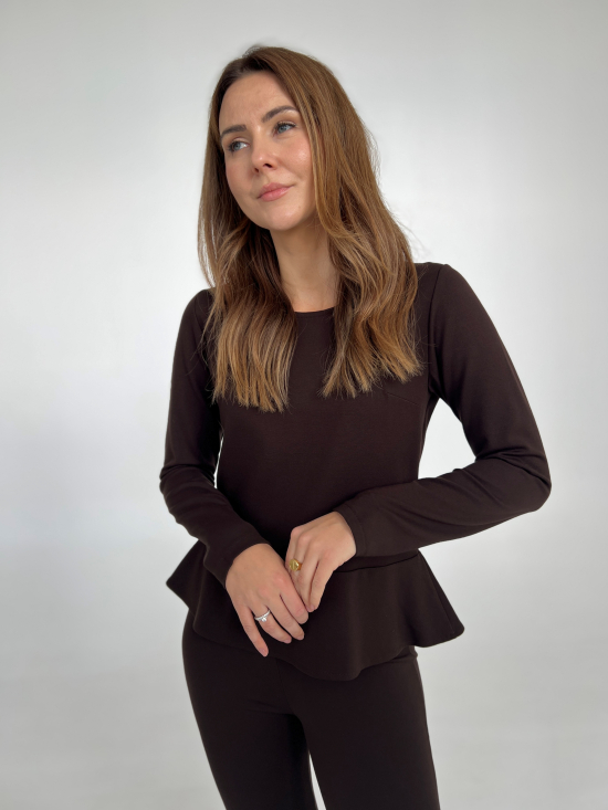 Bluzka Melisa czekolada