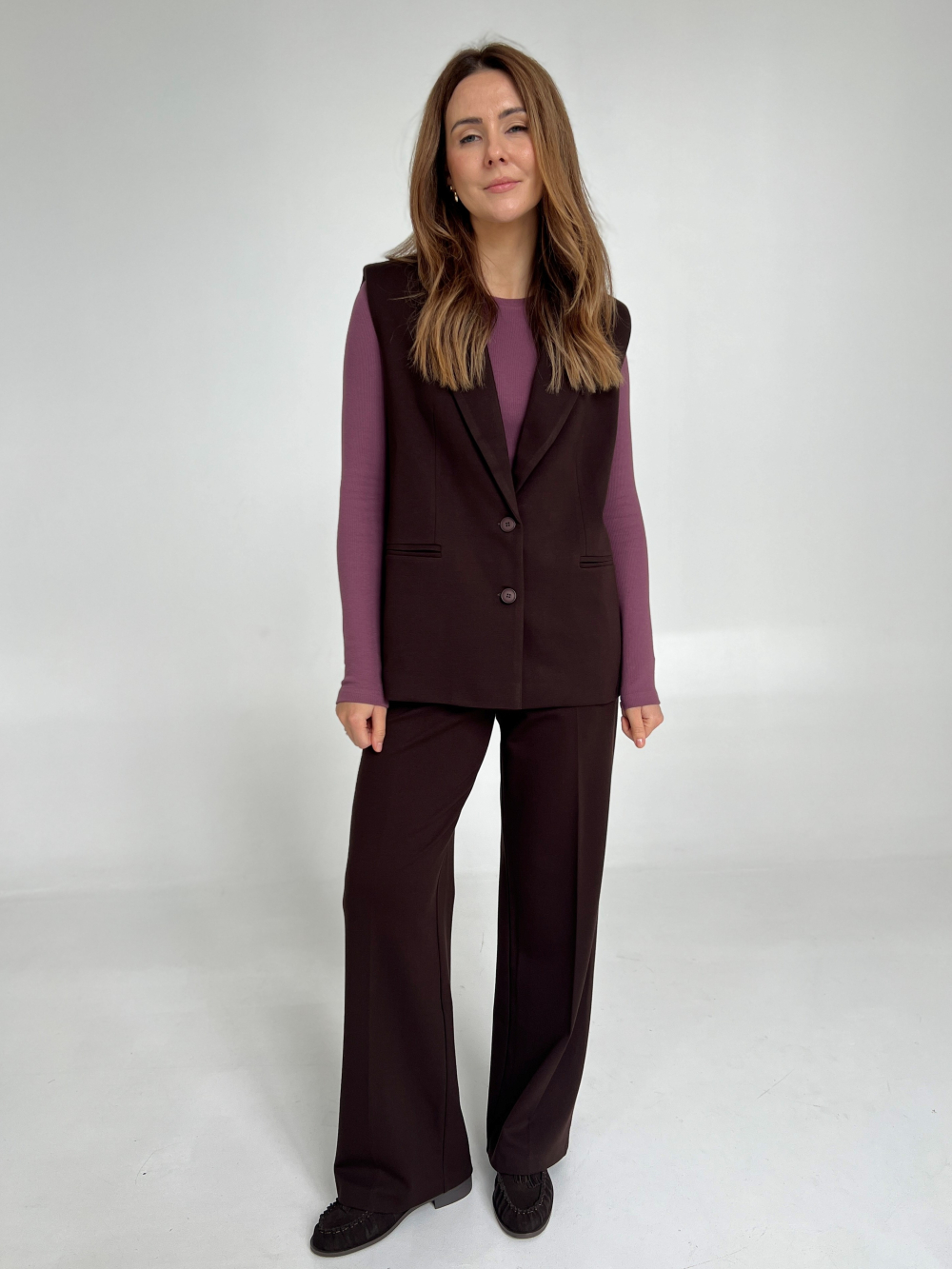 Kamizelka Bella czekolada