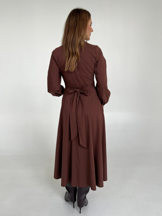Sukienka Irma czekolada midi