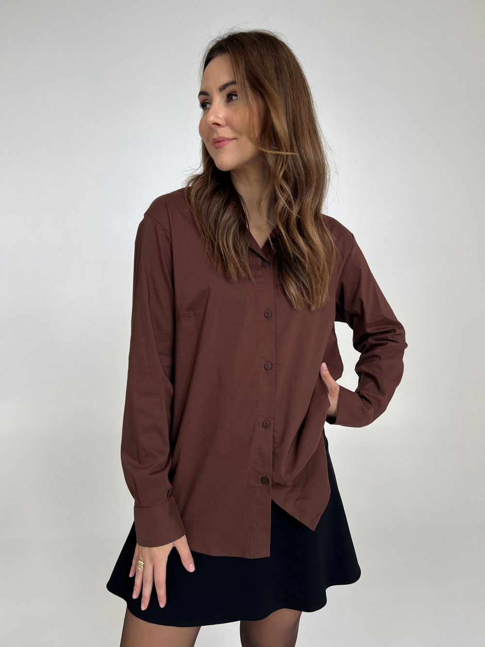 Koszula Blanche czekolada
