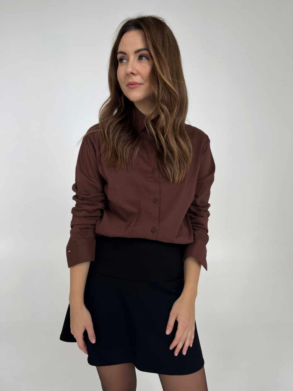 Koszula Blanche czekolada