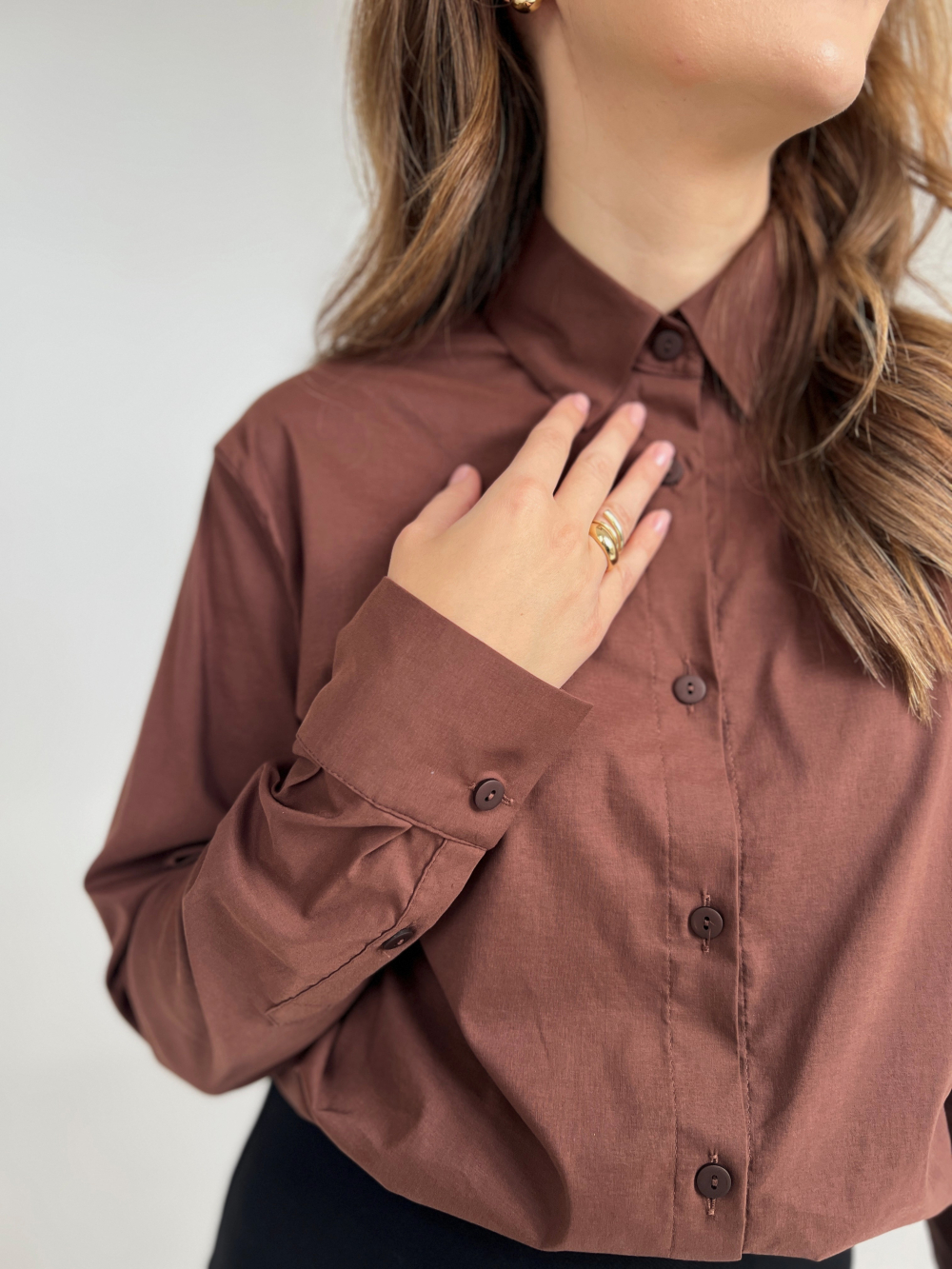 Koszula Blanche czekolada