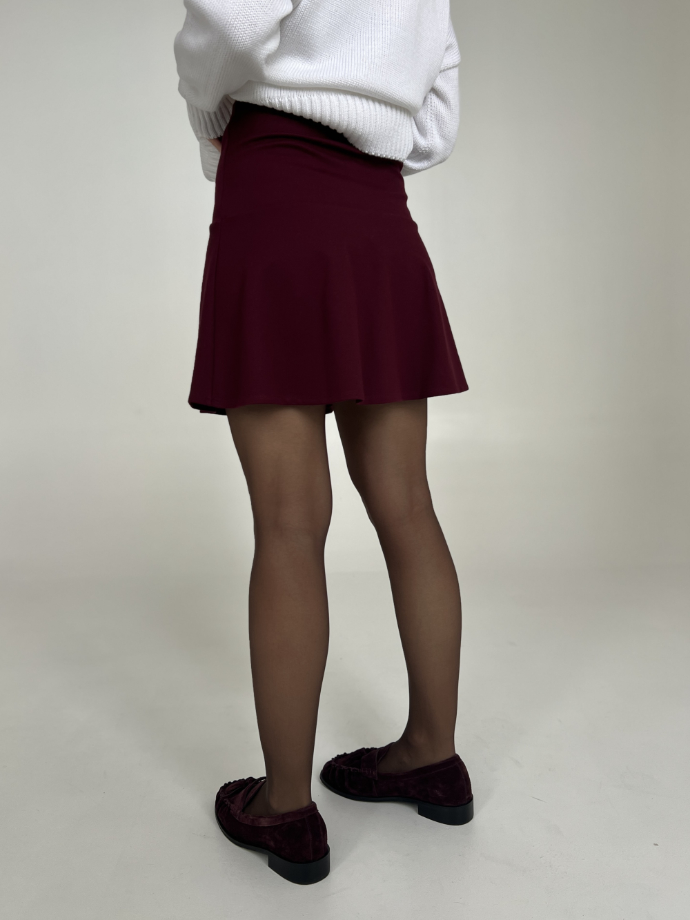Spódniczka Tesa burgund