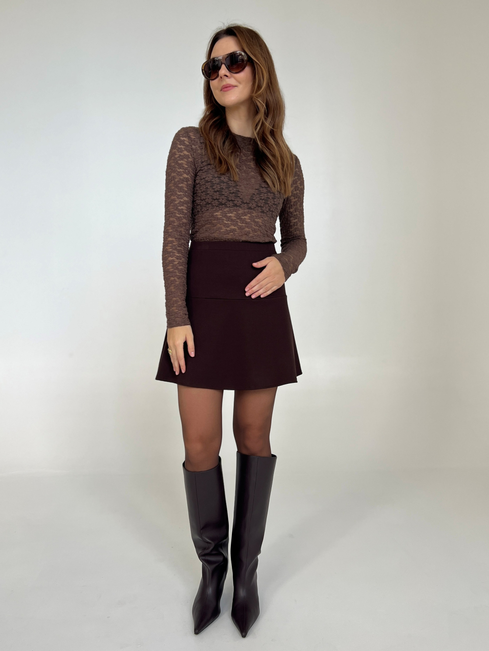 Bluzka Vivi czekolada