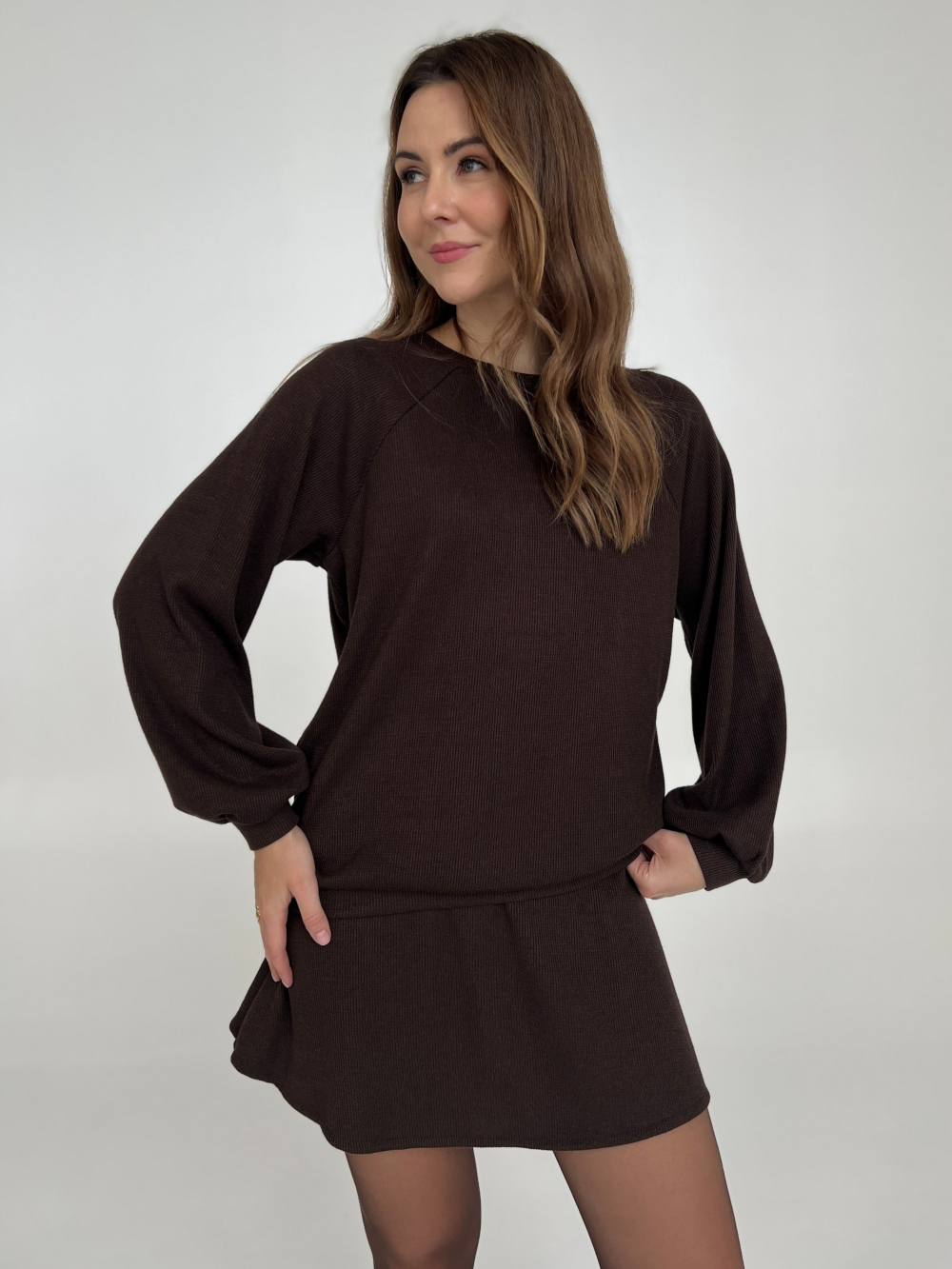 Sweterek Paula czekolada