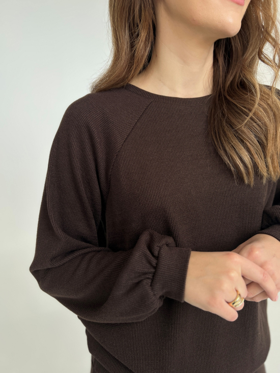 Sweterek Paula czekolada