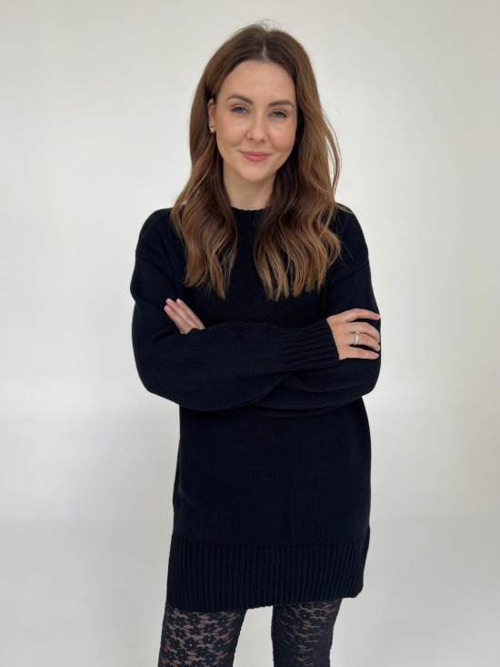 Sweter Nastia czarny