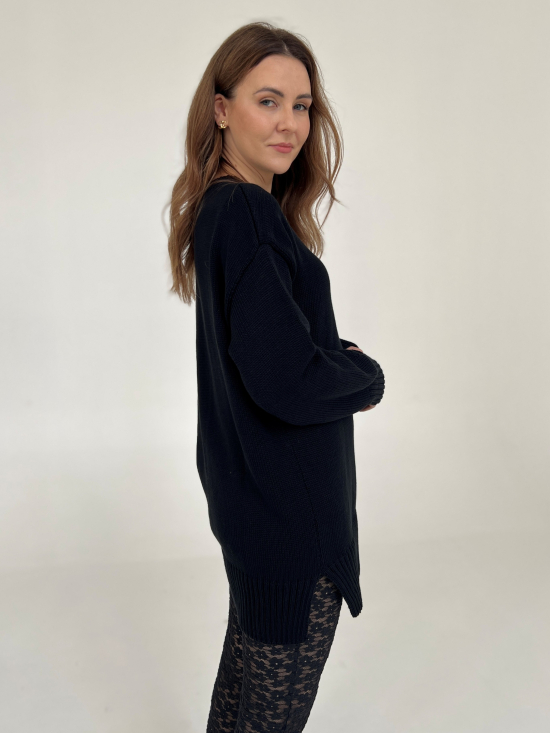 Sweter Nastia czarny
