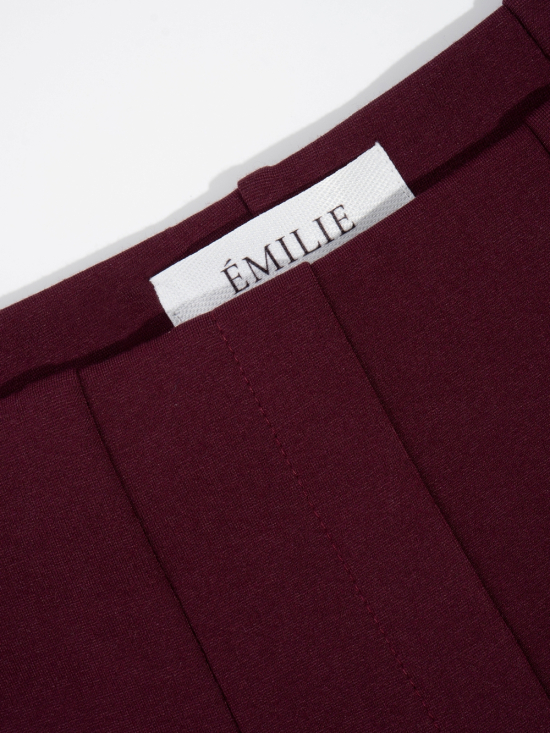 Spodnie Jane burgund