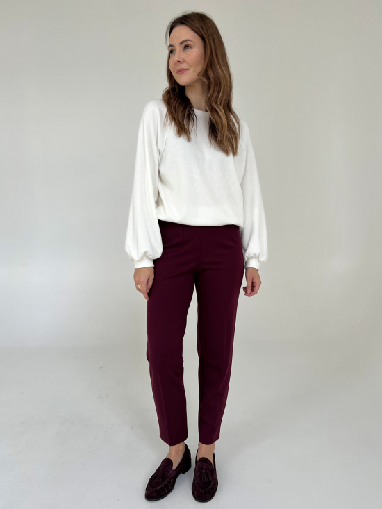 Spodnie Jane burgund