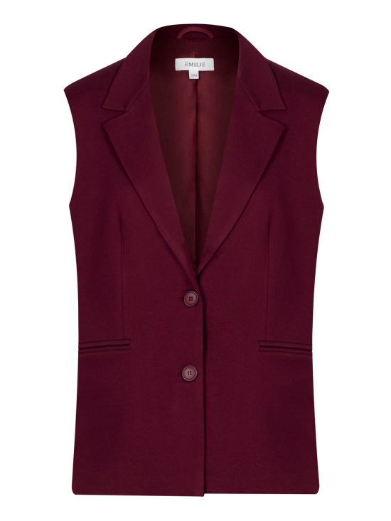 Kamizelka Bella burgund