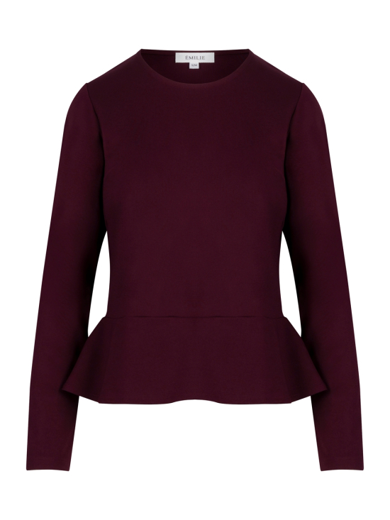 Bluzka Melisa burgund