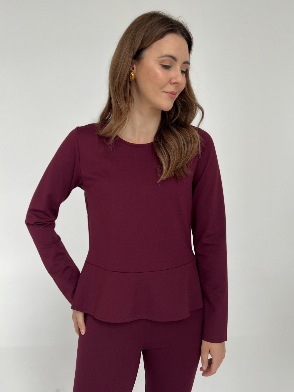 Bluzka Melisa burgund