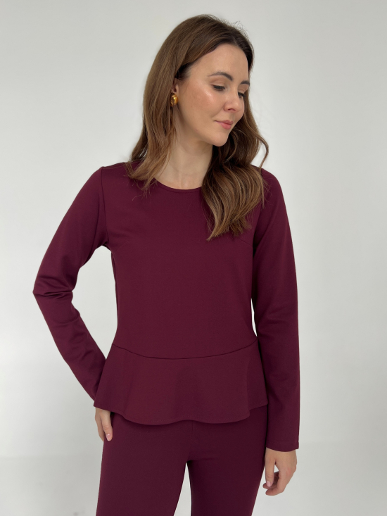 Bluzka Melisa burgund
