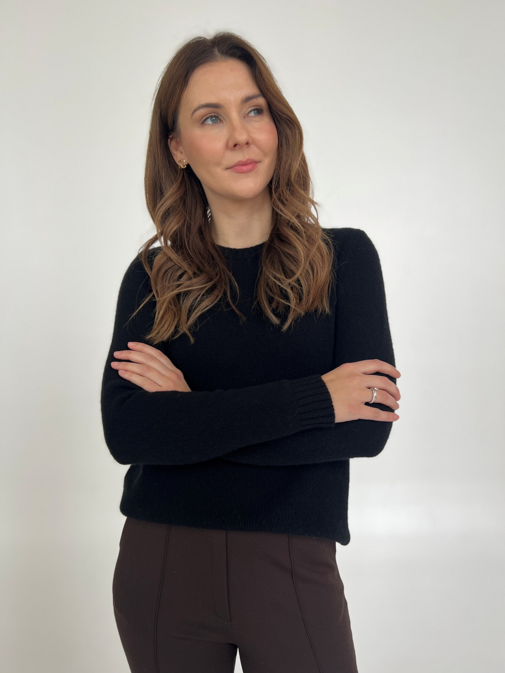 Sweter Caroline czarny