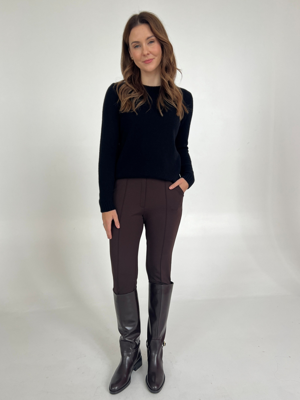 Sweter Caroline czarny