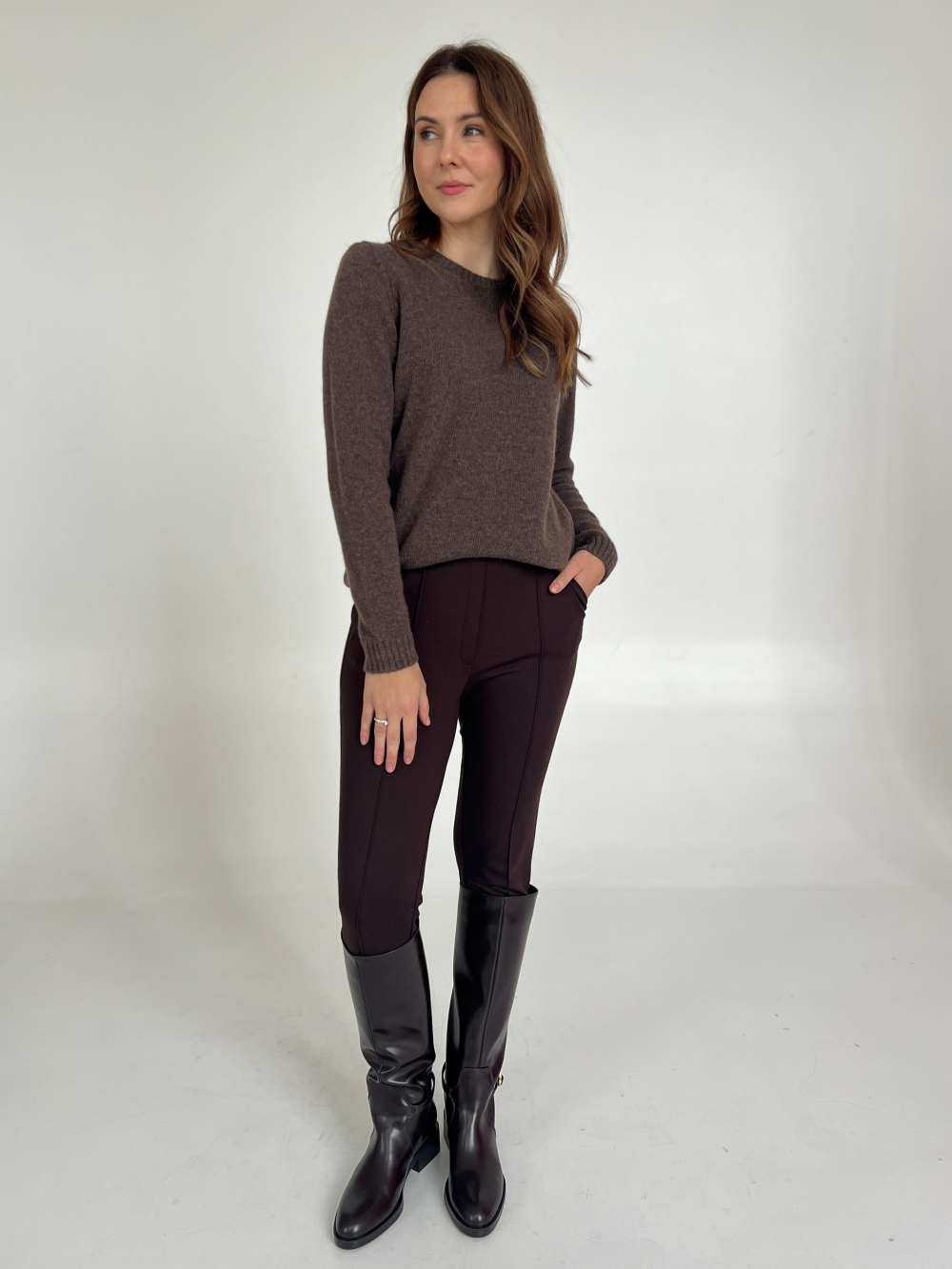 Sweter Caroline czekolada