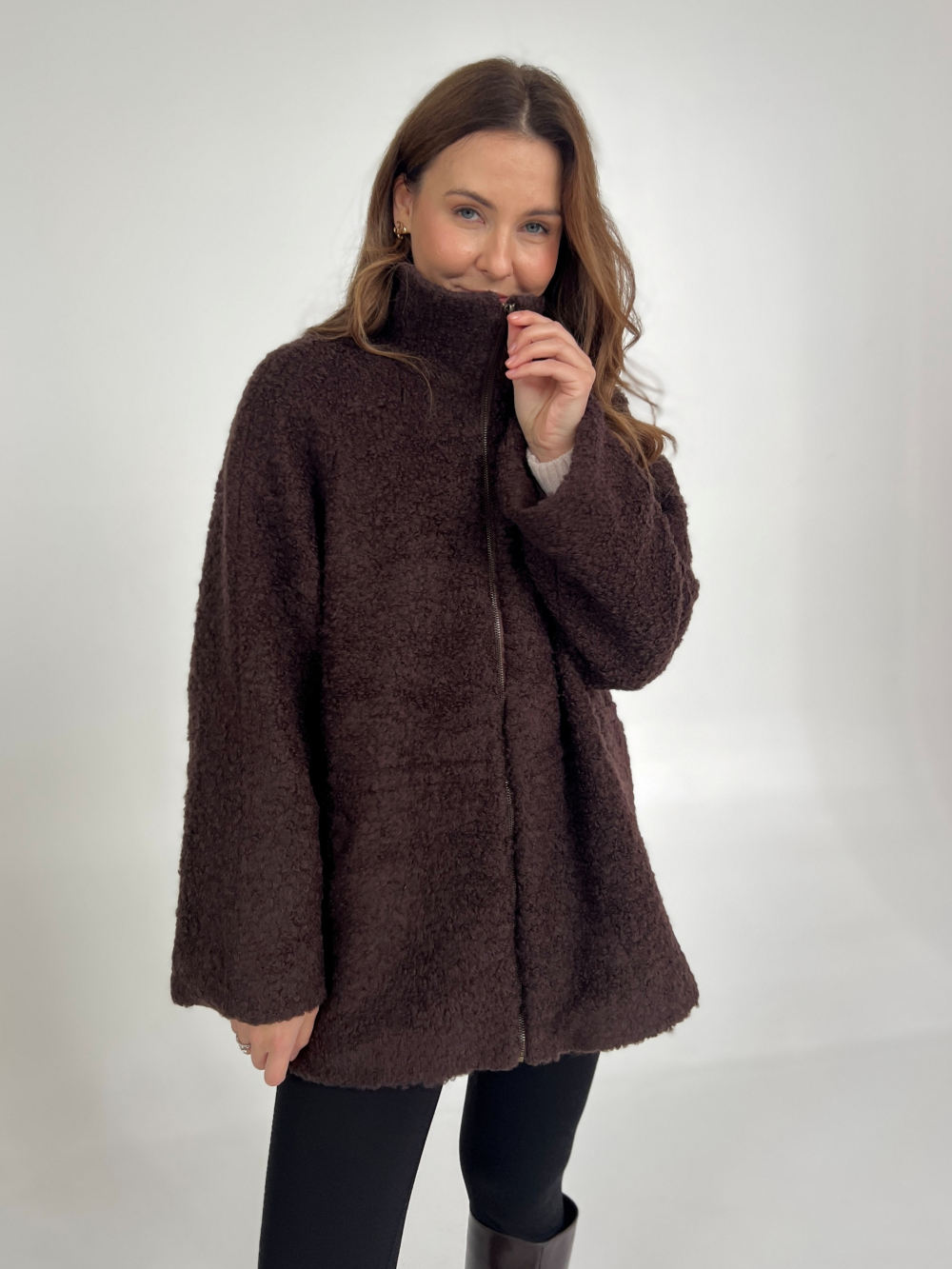 Kurtka Karen czekolada