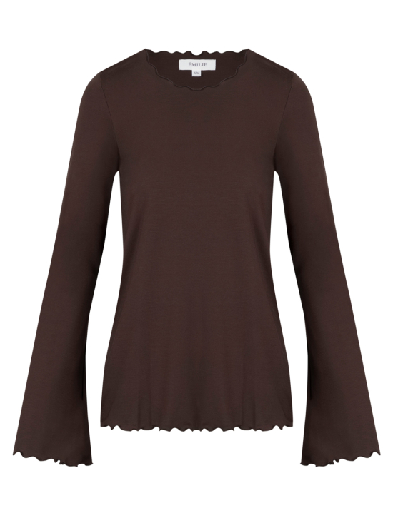 Bluzka Dalia czekolada