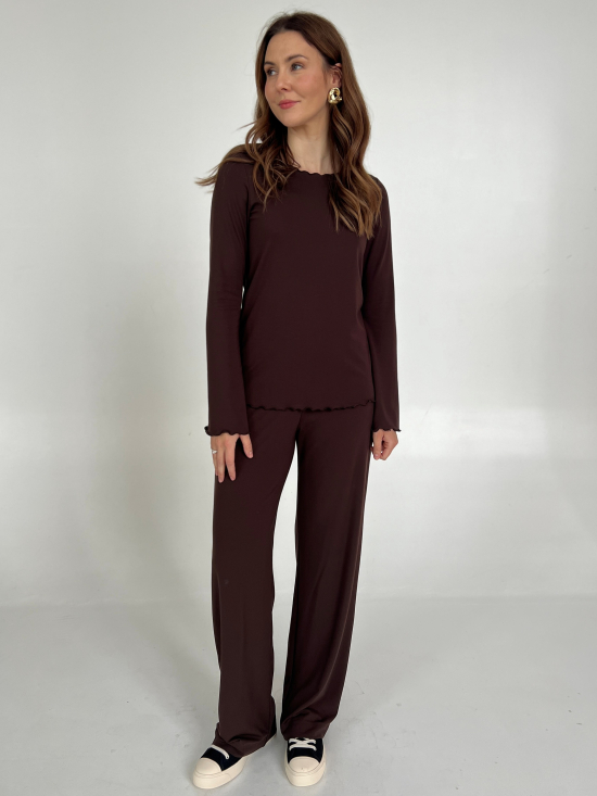 Bluzka Dalia czekolada