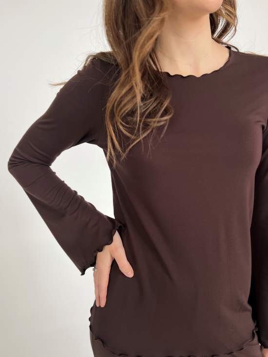 Bluzka Dalia czekolada