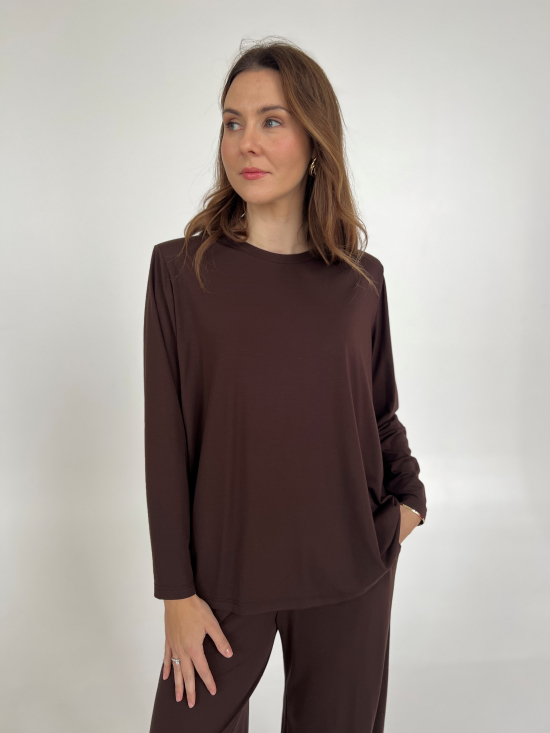 Bluzka Petra czekolada