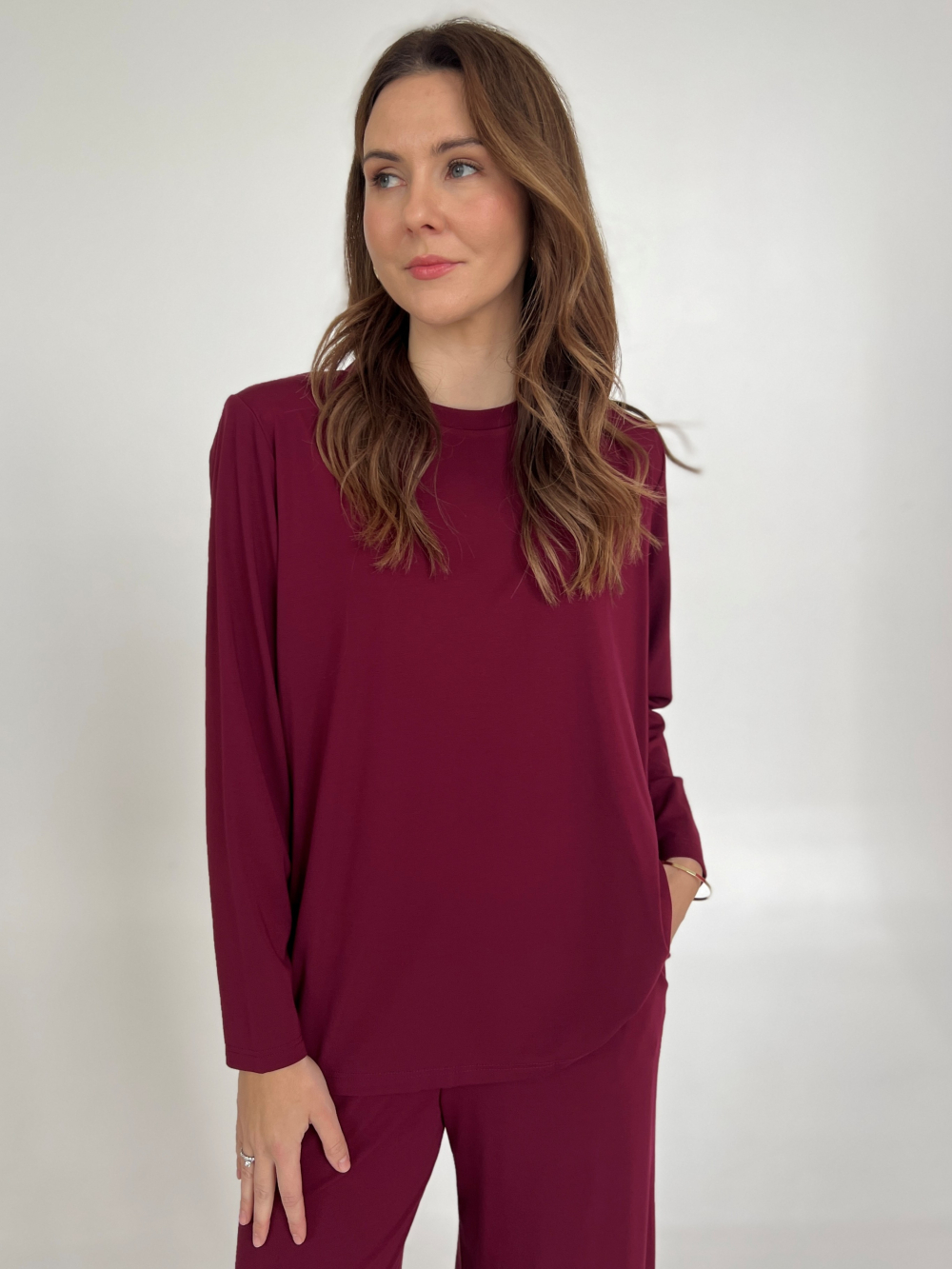 Bluzka Petra burgund