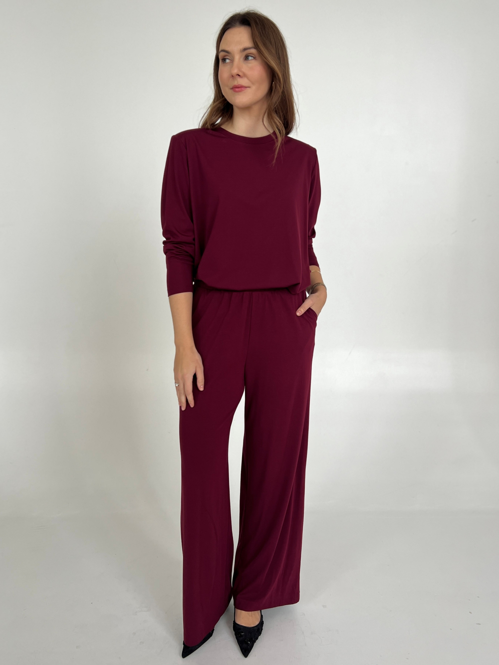 Bluzka Petra burgund