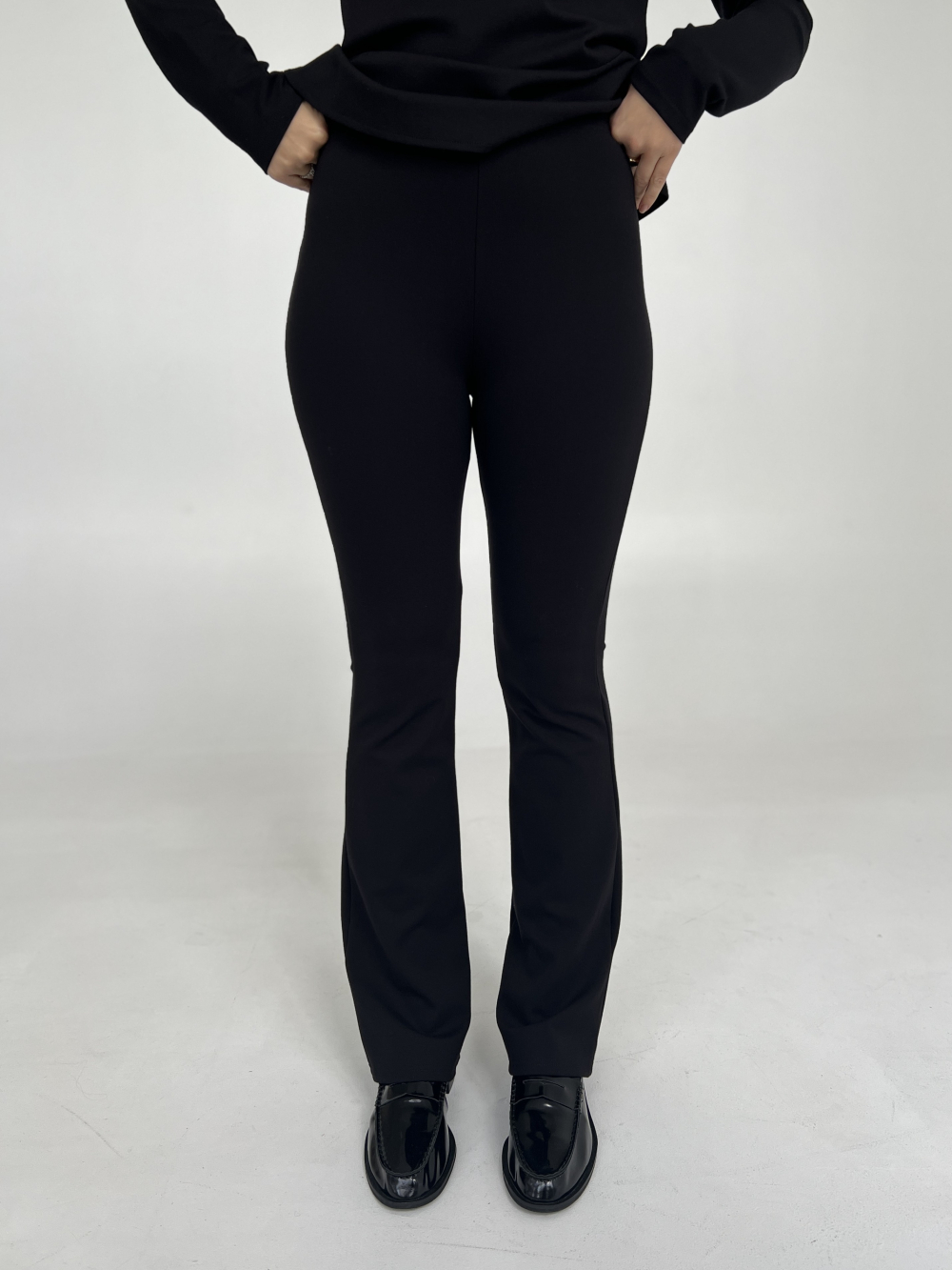 Spodnie Flare long czarne