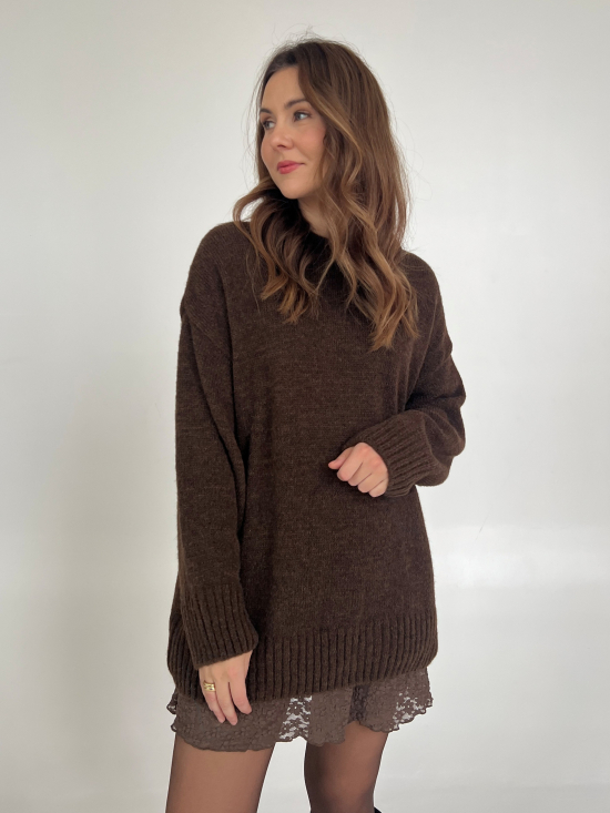 Sweter Noelle czekolada