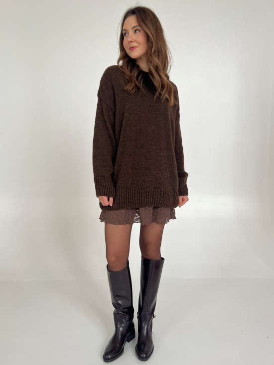 Sweter Noelle czekolada