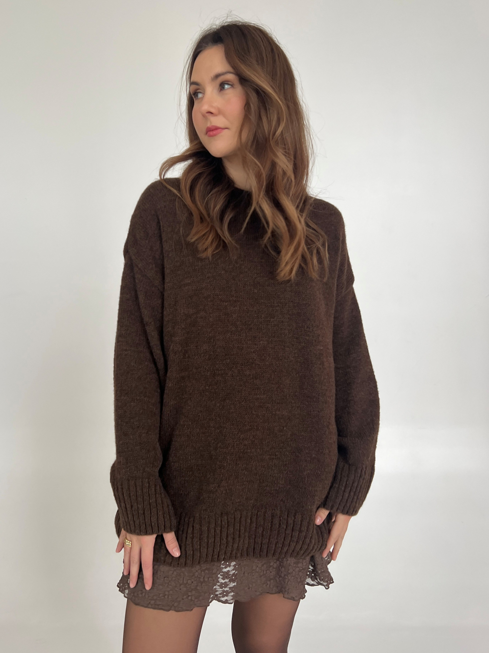 Sweter Noelle czekolada