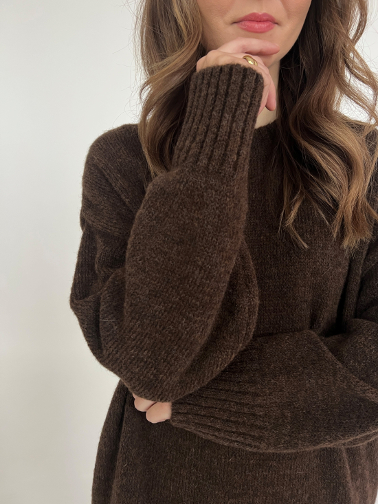 Sweter Noelle czekolada