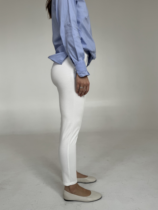 Spodnie Emma long śmietanka