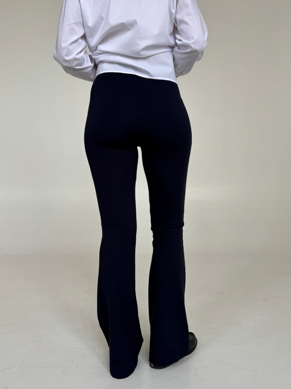 Spodnie Flare granat