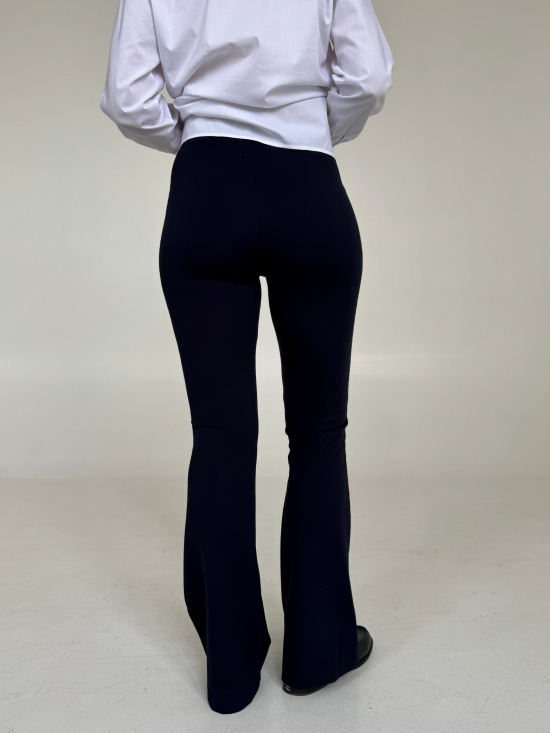 Spodnie Flare granat