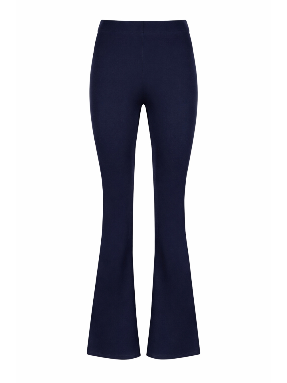 Spodnie Flare granat