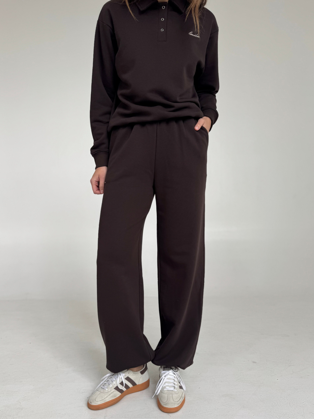 Spodnie Soft czekolada