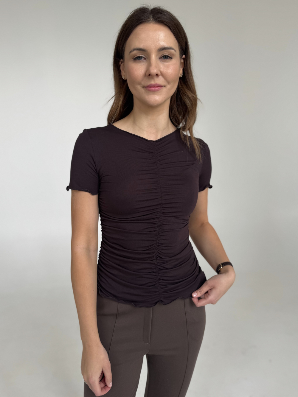 Bluzka Bona czekolada