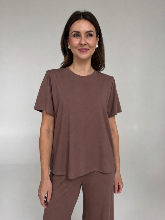 Bluzka Nela mocha