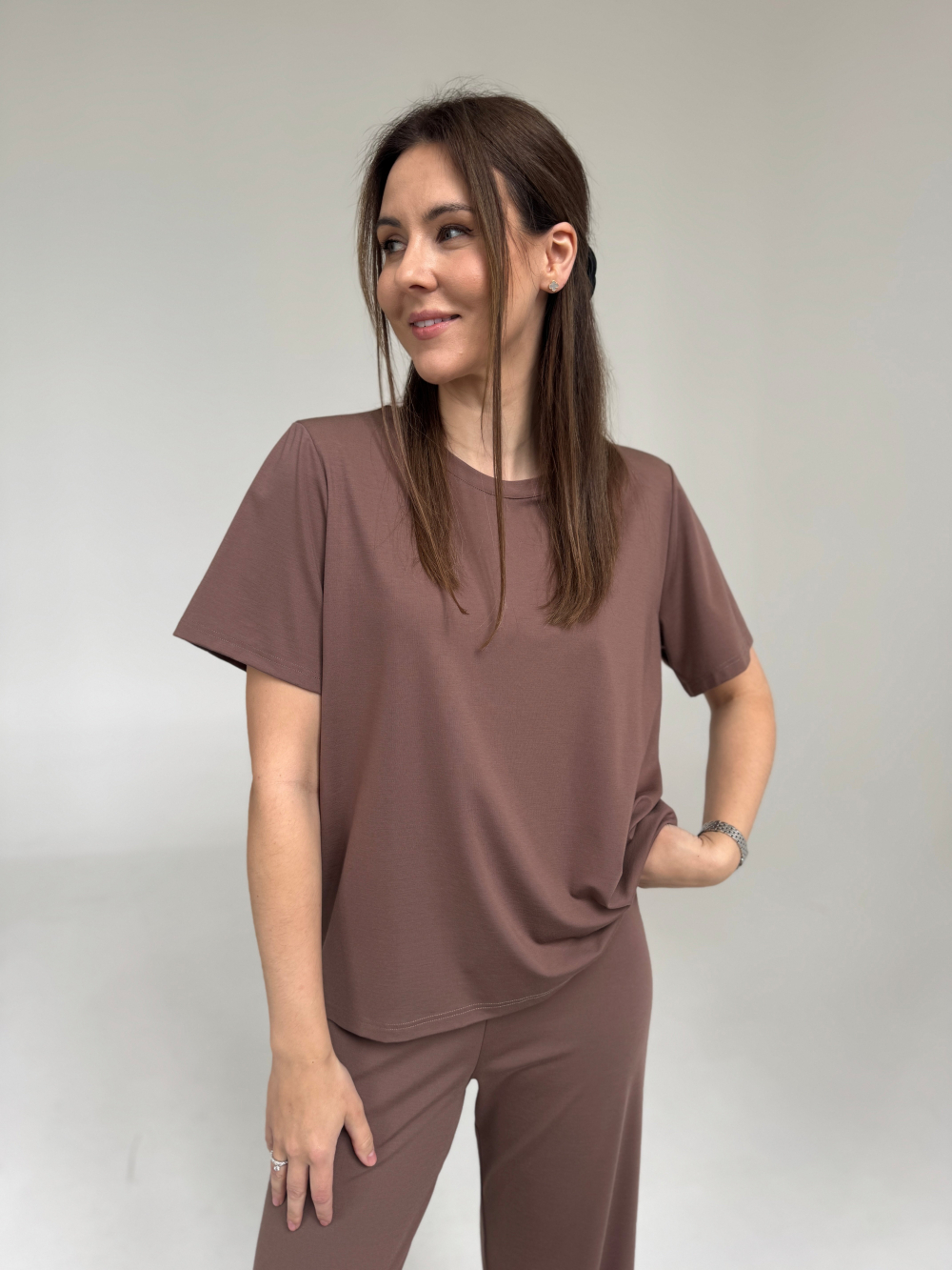 Bluzka Nela mocha